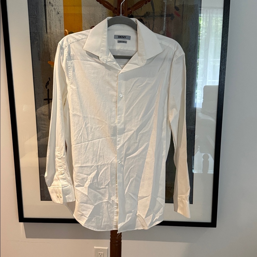 DKNY Men’s Collared Button Down Shirt
